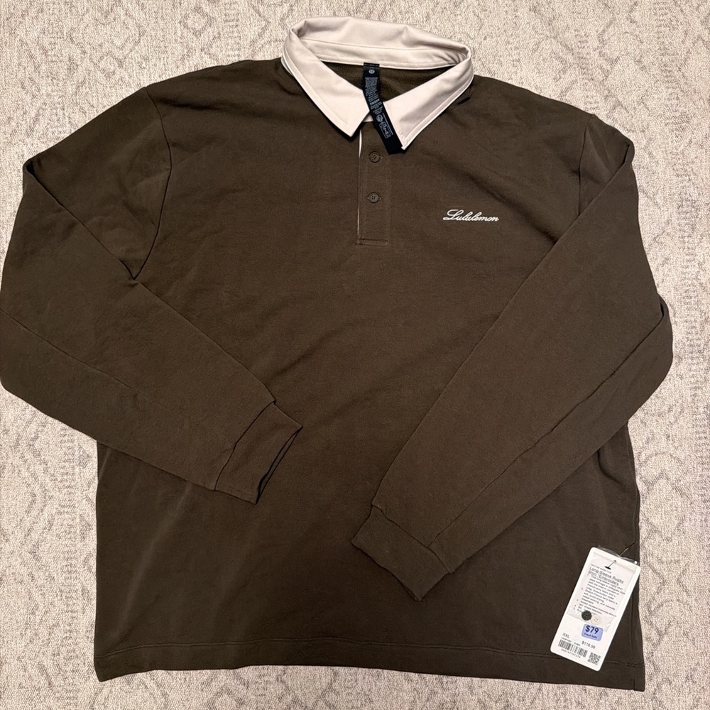 BNWT Lululemon Men’s Rugby Long Sleeve Shirt
